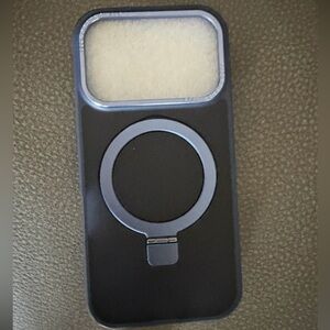 Lufanbis Blue Magnetic iPhone 17 Pro 6.3” Phone Case with Ring Stand
